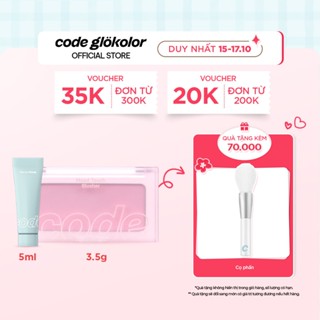 [CODE GloKolor Official] Combo phấn má hồng mịn, lì và kem lót kiềm dầu 5ml Code Glokolor