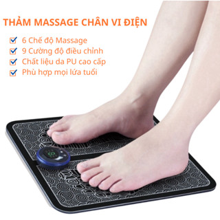 Thảm Massage Chân Vi Điện Giúp Lưu Thông Khí Huyết, Giảm Đau Mỏi Chân, Máy Massage Chân Xung Điện