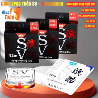   Mua Trục Tặng Thẻo  Cước trục thẻo câu cá SV chính hãng Huansheng. Dây câu cá siêu bền phủ carbon 