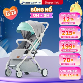 Xe đẩy gấp gọn Chilux A320 - Mái che to nhiều nấc, khoá bánh xe an toàn