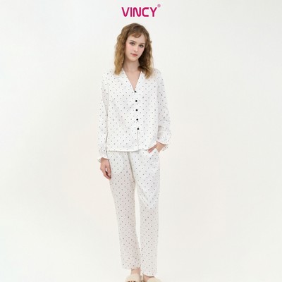 Bộ Đồ Satin Dài Nữ Vincy BSD073W01