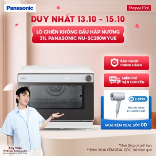 Lò chiên không dầu hấp nướng đối lưu Panasonic NU-SC280WYUE - Dung tích lớn 31 lít