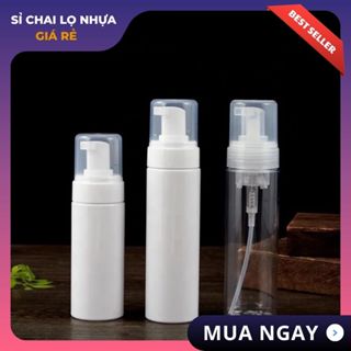 Chai Xịt Tạo Bọt 100ml/ 150ml Dùng Đựng Sữa Rửa Mặt, Chiết Mỹ Phẩm, Sữa Tắm