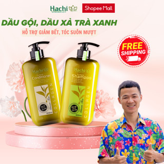 Dầu Gội, Xả Hachi Purifying Green Tea chiết xuất trà xanh dành cho tóc dầu bết