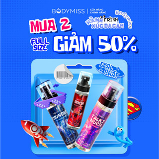 [MUA 2 GIẢM 50% HERO] Bodymist Xịt Thơm Hương Nước Hoa - Body mist Unisex Cho Nam Nữ Học Sinh 105ml