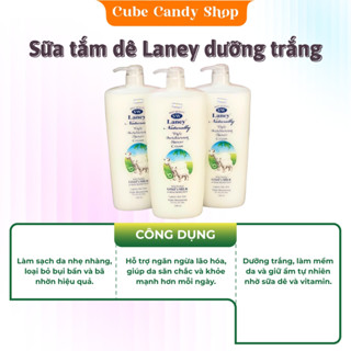  Sữa tắm dê Laney Malaysia chai 1200ml dưỡng trắng combo 2 chai sữa tắm cao cấp chai 1200ml 