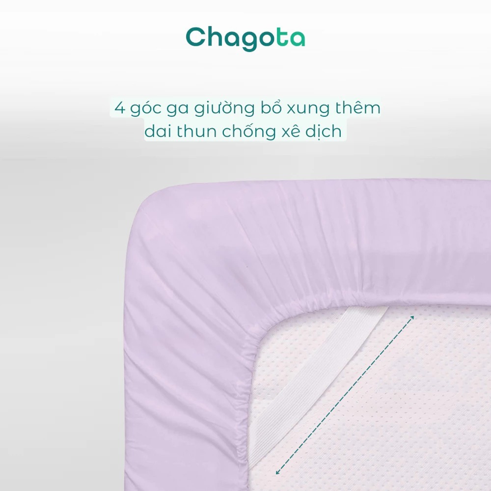 [Giá Tốt] Ga giường lụa Silk Ice Chagota Bedding Size 1m2 đến 2m2 có nhiều màu bo chun 4 góc Mát Lạnh Style Hàn Quốc | BigBuy360 - bigbuy360.vn