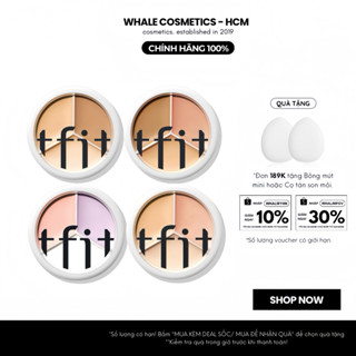 Bảng Che Khuyết điểm 3 Màu TFIT Cover Up Pro Concealer (15g)