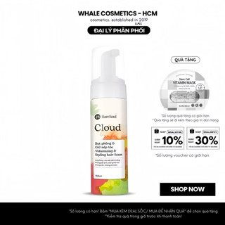 Bọt Xịt Phồng & Giữ Nếp Tóc 18 Tiếng BareSoul Cloud Styling Hair Foam 150ml