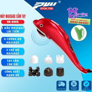 Máy Massage Cầm Tay Cá Heo Nikio NK-608B Máy Massage Trị Liệu Giảm Đau Mỏi Vau Cổ Gáy Chính Hãng