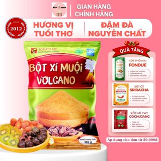 Bột xí muội mặn ngọt Volcano làm muối xí muội lắc trái cây, trà tắc xí muội - Gói 100g - Bắp shop