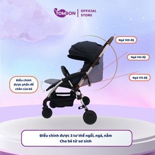 Xe đẩy gấp gọn Funnio D298 đẩy 2 chiều, 3 tư thế cho bé từ sơ sinh, xách tay lên máy bay và để được phía trước xe máy ga