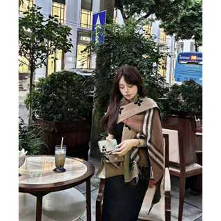  Khăn Dạ Choàng Cổ Nữ Khăn Quàng Cổ Họa Tiết Phong Cách 65x180cm 