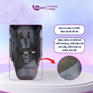Xe đẩy gấp gọn Funnio D298 đẩy 2 chiều, 3 tư thế cho bé từ sơ sinh, xách tay lên máy bay và để được phía trước xe máy ga