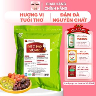 Bột xí muội mặn ngọt VOLCANO làm muối xí muội, lắc khoai lang, lắc trái cây - Gói 1kg - Bắp shop