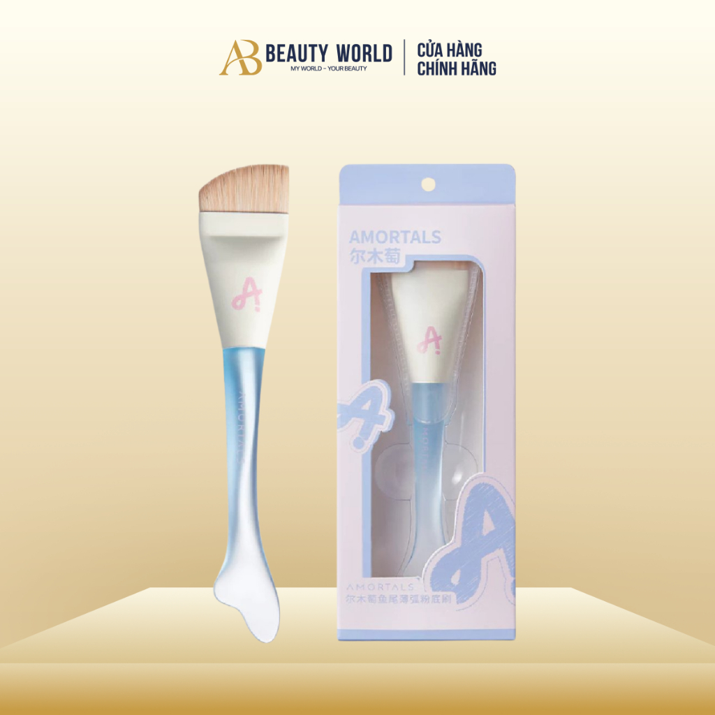 Cọ Tán & Dàn Kem Nền Tiên Cá Siêu Mỏng Amortals | AB BEAUTY WORLD