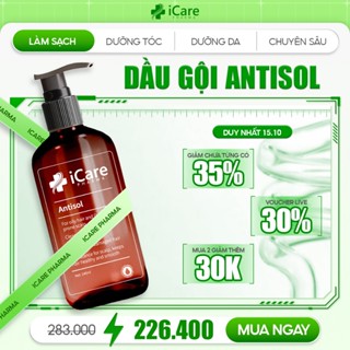 Dầu Gội Sạch Gàu Chiết Xuất Dược Liệu Antisol | Thương Hiệu iCare Pharma