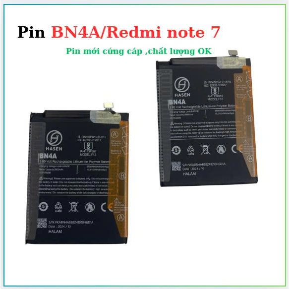 Pin BN4A / Redmi Note 7 ,pin mới