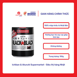   Ichiban Market Kẹo Cao Su Nhật Bản Xylitol Không Đường Black x Black 