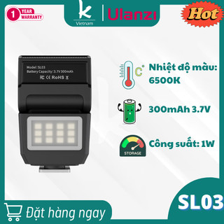  Ulanzi SL03 Đèn Flash Mini  Spark Lite Tích Hợp Pin 300mAh 