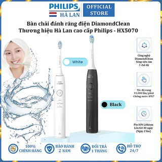  Bàn chải đánh răng điện thương hiệu Hà Lan Philips DiamondClean Series 1 HX5070 Công nghệ sóng âm - Bảo Hành 24 Tháng 