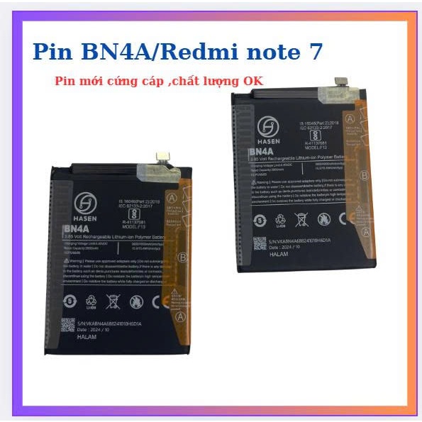 Pin BN4A /Redmi Note 7 ,mới