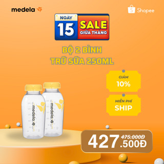 Bình trữ sữa | Medela bộ 2 bình loại 250ml