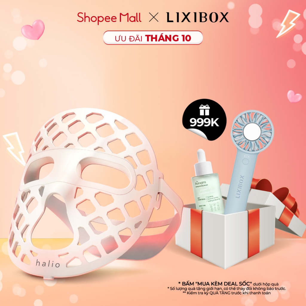 [SPLIVE] Mặt Nạ Ánh Sáng Halio PureGlow Ultralite Silicone LED Face Mask