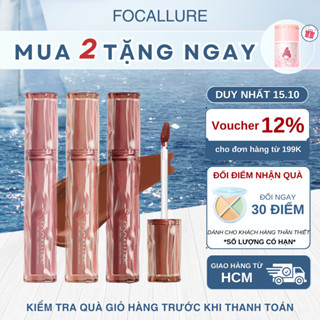 FOCALLURE Son Kem Nhung Lì Mềm Mịn Thoáng Khí Cảm Giác Nhẹ Dưỡng Ẩm Lâu Trôi - 2G