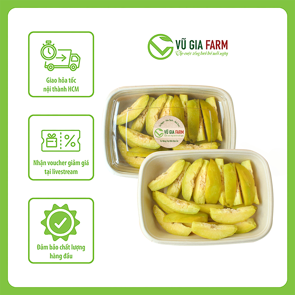 Hộp cóc non cắt sẵn 200g/400g/hộp