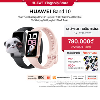 Vòng Đeo Tay Thông Minh HUAWEI Band 10 Khung Hợp Kim Nhôm Tinh Tế | Phân Tích Giấc Ngủ Chuyên Nghiệp