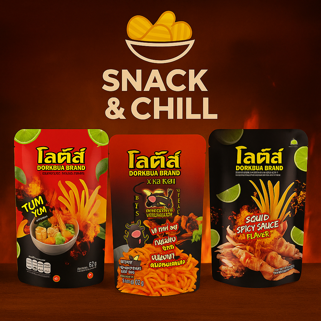 Bánh que Thái Lan DORKBUA - Gói 62g [HÀNG CHÍNH HÃNG]