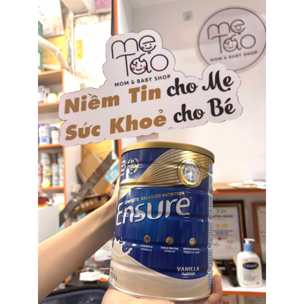 Sữa Ensure vani của Úc 850g hỗ trợ tiêu hóa khỏe mạnh và hấp thụ chất dinh dưỡng tốt hơn