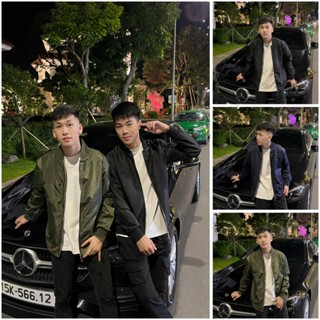  Áo Khoác Gió Nam AG341  Bản Cao  Đơn Giản Họa Tiết Lót Cam Bo Gân Chất Liệu Gió Thời Trang Nam Cao Cấp 