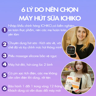 Máy Hút Sữa Điện Đôi ICHIKO