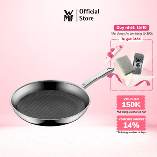 Chảo WMF Profi Resist Hex 28cm Vân Tổ Ong, Làm Bằng Thép Không Gỉ, Đáy Liền, Phù Hợp Mọi Loại Bếp