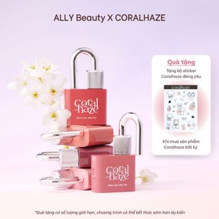 coralhaze son bóng lì Glow Lock Jelly Tint 4g son tint bóng Hàn Quốc chính hãng cho môi căng mọng
