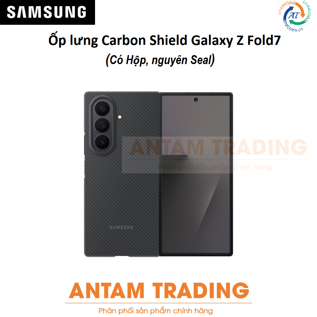 Ốp lưng bảo vệ Carbon Shield Samsung Galaxy Z Fold 7 (EF-XF966) - Hàng Chính Hãng