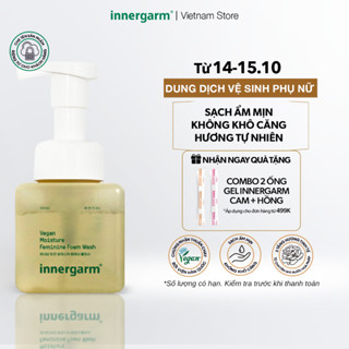 Dung dịch vệ sinh phụ nữ tạo bọt mịn WETTRUST InnerGarm Vegan Moisture Feminine Foam Wash 200ml
