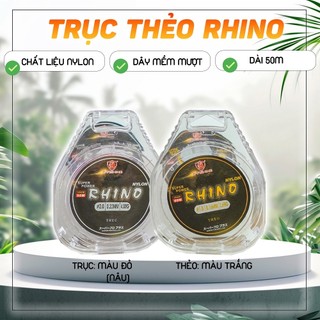 Combo Trục Thẻo Rhino Trục Có Size 1.0 - 3.5, Thẻo Có Size 0.6 - 3.0
