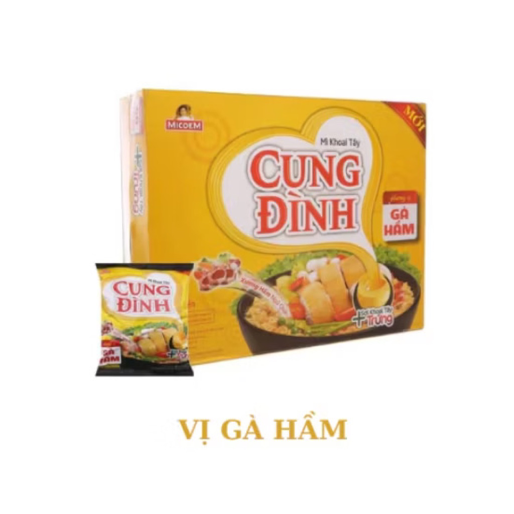 Thùng Mì Tôm Cung Đình 30 gói x 80g