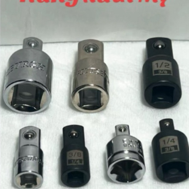 đầu  chuyển Khẩu USA PITTSBURGH , đủ size từ lớn tới nhỏ:1/2 ra 3/8, 3/8 ra 1/2, 3/8 ra 1/4, 1/4 ra 