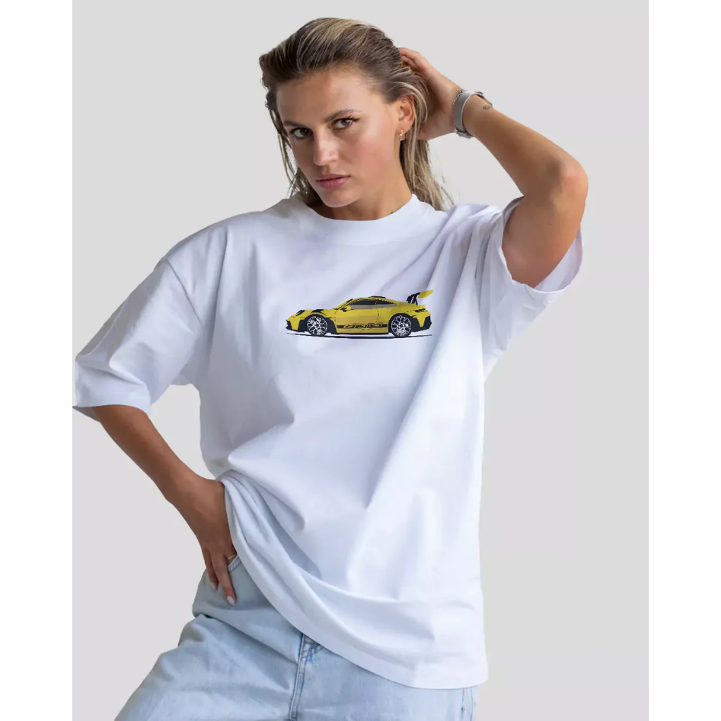 Áo Thun Oversized Need Money For Porsche - Unisex Tee Phong Cách Streetwear Thời Trang Cao Cấp