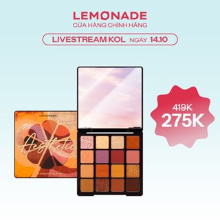 [LIVESTREAM KOL] Bảng phấn mắt LEMONADE Aesthetic eyeshadow palette 20.8g
