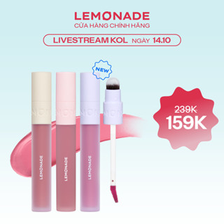 [LIVESTREAM KOL] Son kem LEMONADE mịn lì thuần chay PERFECT COUPLE LIP 3,5g