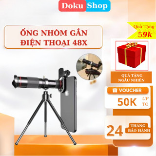  Ống kính điện thoại di động Apexel Lens Tele Photo X48 lần zoom siêu xa Hình ảnh HD kính lúp điện thoại nhìn xa 