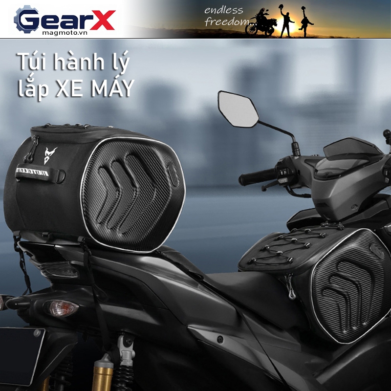 Túi gắn Baga giữa xe máy MC0135 - lắp baga giữa các dòng xe ADV150, ADV160, ADV350, NVX155...