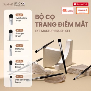 Bộ cọ trang điểm mắt STUDIO17 EYE MAKEUP BRUSH SET 5 món Hàn Quốc