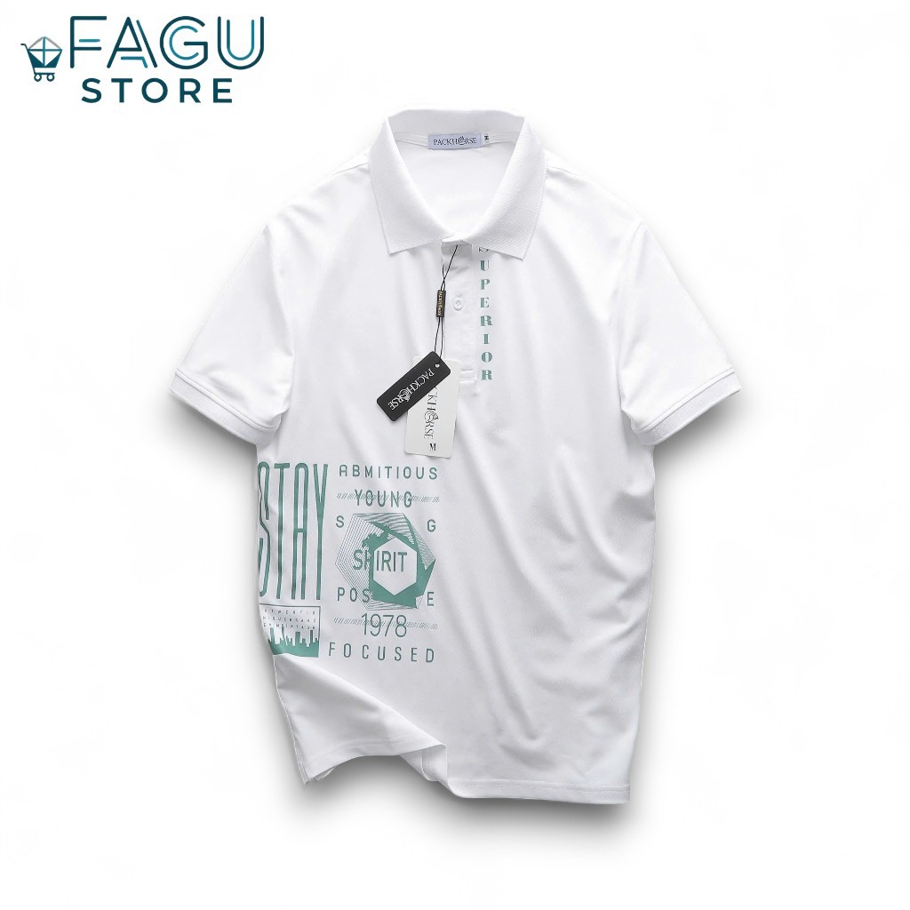 Áo Thun Polo Cổ Bẻ PACK STAY Tay Ngắn Vải Cá Sấu Cotton Co Giãn 4 Chiều Form Regular Shirt - FAGU