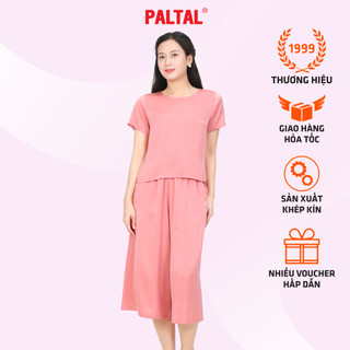  Set đồ bộ nữ PALTAL kiểu quần lửng tay ngắn chất lụa mỹ nhân - Thương hiệu 24 năm  -  584p 7034 